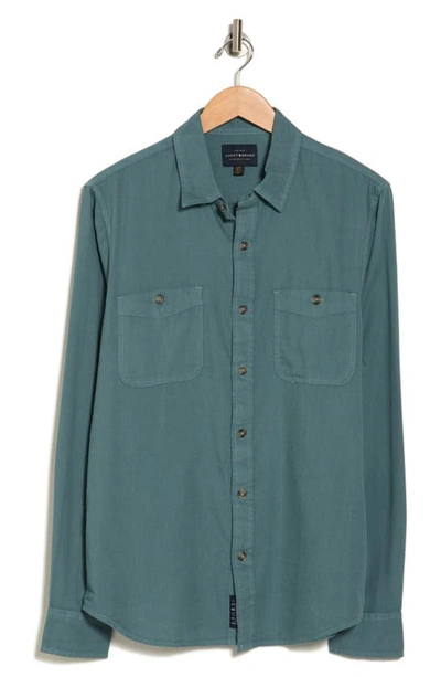 Lucky Brand Thomson Button-up Shirt In North Atlantic