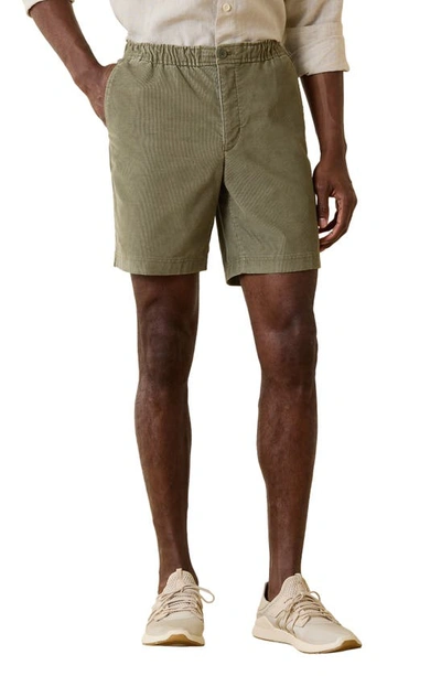 Tommy Bahama Coastline Pull-on Stretch Corduroy Shorts In Tea Leaf