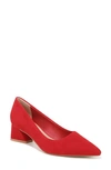 Franco Sarto Racer Pointed Toe Pump In Red