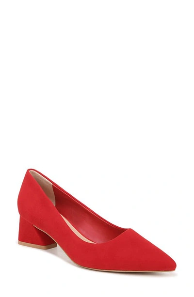 Franco Sarto Racer Pointed Toe Pump In Red