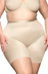 Skims Barely There Shapewear Low Back Shorts In Sand
