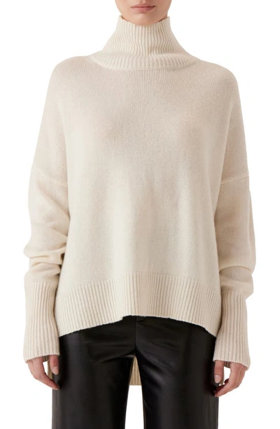 Sophie Rue Wool & Cashmere Turtleneck Sweater In Ivory