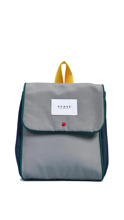 State Richmond Lunch Sack In Green/navy
