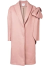 Delpozo Classic Single-breasted Coat - Pink In Pink & Purple