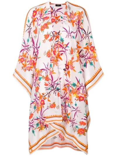 Holland Street Floral Loose Cover-up - White