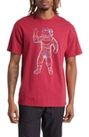 Billionaire Boys Club Astro Floral Cotton Graphic T-shirt In Rumba Red