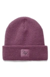 Honor The Gift Logo Patch Beanie In Mauve