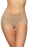 Skims Fits Everybody Lace Boyshorts In Clay