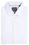 C-lab Nyc 4-way Stretch Solid Woven Dress Shirt In White