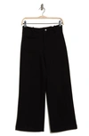 T Tahari Crop Wide Leg Pants In Black