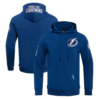 Pro Standard Blue Tampa Bay Lightning Classic Pullover Hoodie