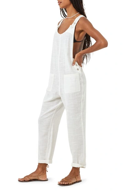 L*space Freya Cover-up Jumpsuit In Cream