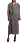 Bardot Oversize Double Breasted Classic Coat In Grey