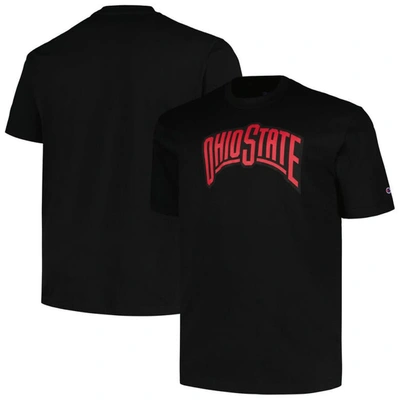 Profile Men's  Black Ohio State Buckeyes Big And Tall Pop T-shirt