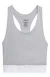 Tomboyx Racerback Compression Top In Silver