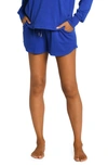 La Blanca Leisure Knit Shorts In Blue