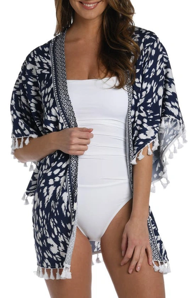 La Blanca Tides Cover-up Wrap In Indigo