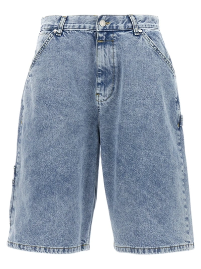 Mo5ch1no Jeans Bermuda Carpenter Shorts Bermuda, Short Light Blue