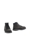 Hogan Ankle Boots In Grey