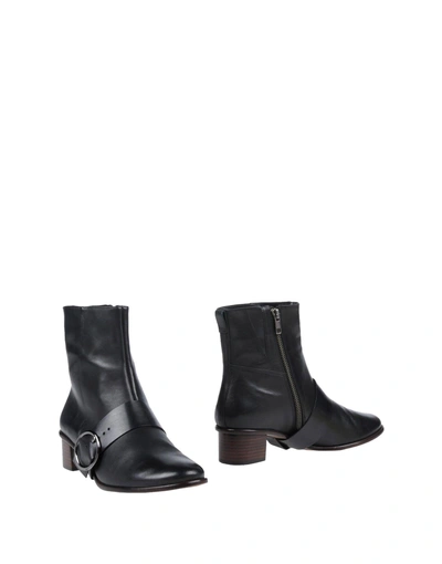 Tibi Ankle Boots In Black
