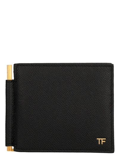 Tom Ford Money Clip Wallets, Card Holders Black