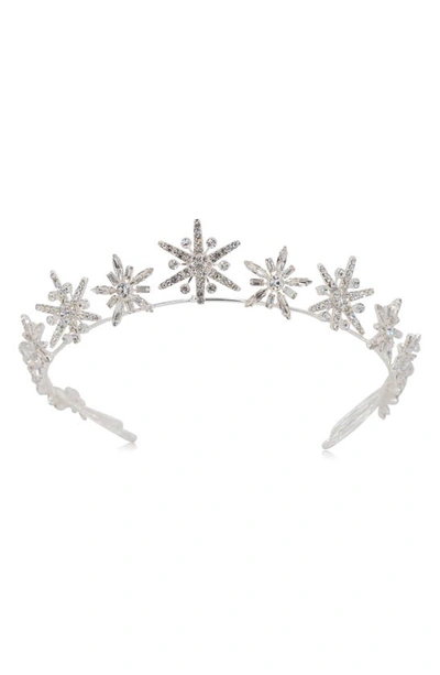Brides And Hairpins Brinley Star Crown In Silver