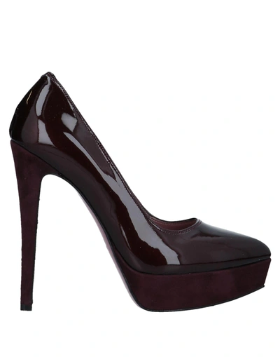 Albano Pumps In Maroon