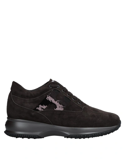 Hogan Sneakers In Brown