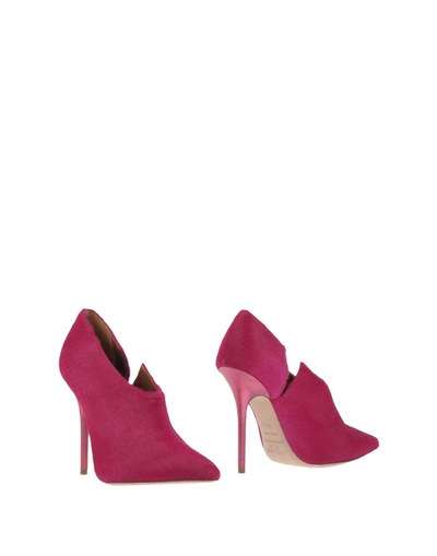 Malone Souliers Ankle Boot In Fuchsia