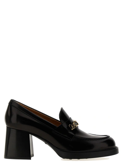 Tod's T Chain Detail Pumps In Black