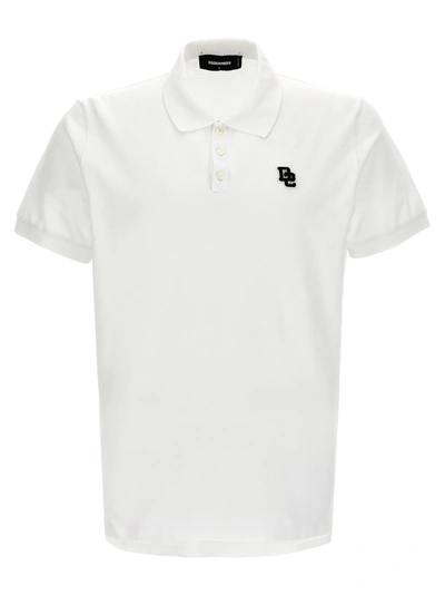 Dsquared2 Tennis Fit Polo In White