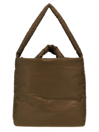 Kassl Editions Pillow Medium Tote Bag In Brown