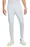 Nike Dri-fit Strike Soccer Pants In Pure Platinum/ Hyper Pink