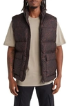 Carhartt Springfield Taffeta Recycled Polyester Vest In Paisley Print Buckeye/black