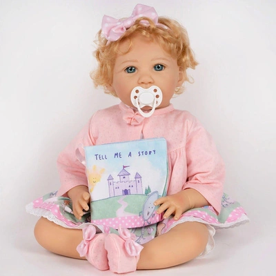 Jannie De Lange Paradise Galleries Sweet Realistic Baby Doll,  Designer's Doll Collections
