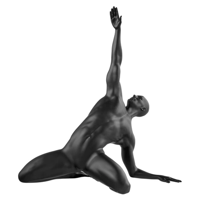 Finesse Decor Invocation Man Sculpture // Matte Black