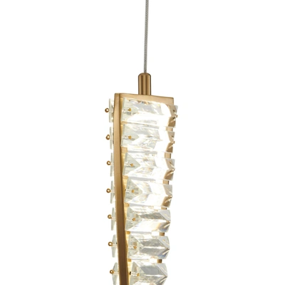 Finesse Decor Efell Brushed Gold 10 Watt Pendant