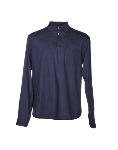 Barena Venezia Patterned Shirt In Dark Blue