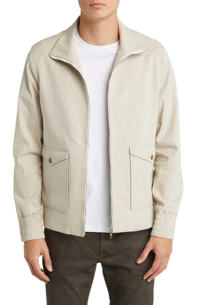 Rodd & Gunn Twin Bridges Linen Blend Jacket In Natural