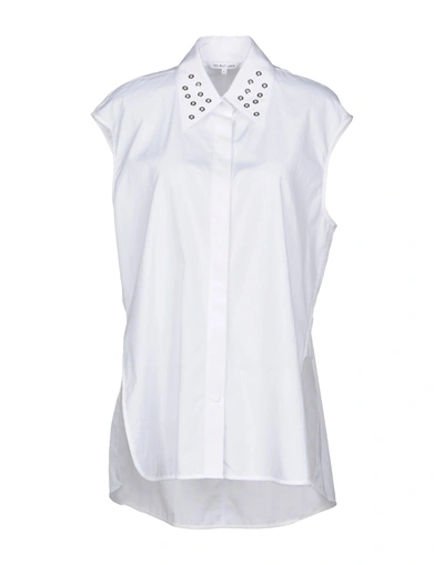 Helmut Lang Solid Color Shirts & Blouses In White