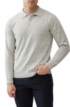 Rodd & Gunn Fortrose Johnny Collar Sweater In Stone Marle