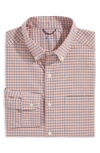 Vineyard Vines Tattersall Gingham On-the-go Brrrº Button-down Shirt In Fresh-squeeze