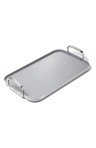 Caraway Ceramic Nonstick Double Burner Griddle In Gray