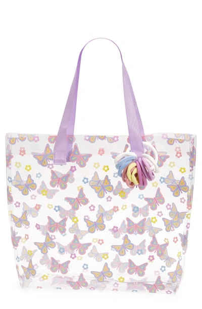 Capelli New York Kids' Butterfly Jelly Tote In Lilac