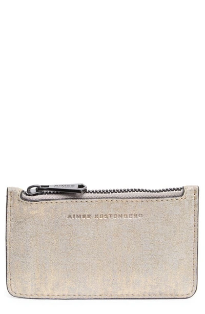 Aimee Kestenberg Melbourne Leather Wallet In Gold Dust