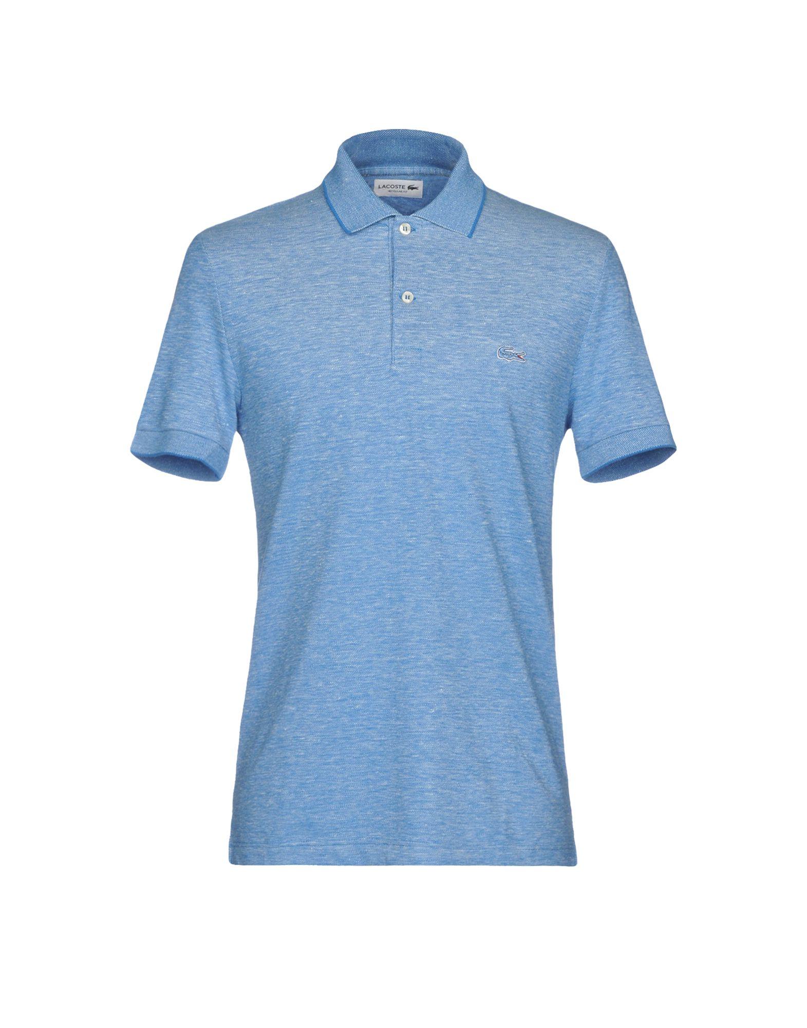 Lacoste Polo Shirts In Sky Blue | ModeSens