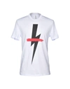 Neil Barrett T-shirts In White