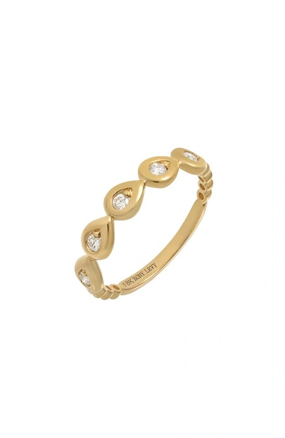 Bony Levy Monaco Diamond Stackable Ring In 18k Yellow Gold