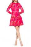 Alexia Admor Women's Alexa Floral A Line Mini Dress In Pink Multi