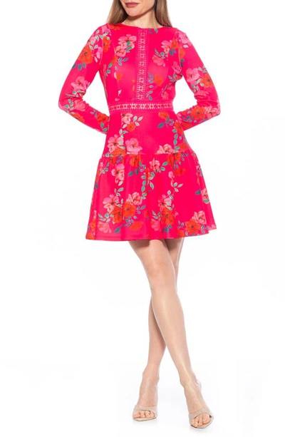 Alexia Admor Women's Alexa Floral A Line Mini Dress In Pink Multi
